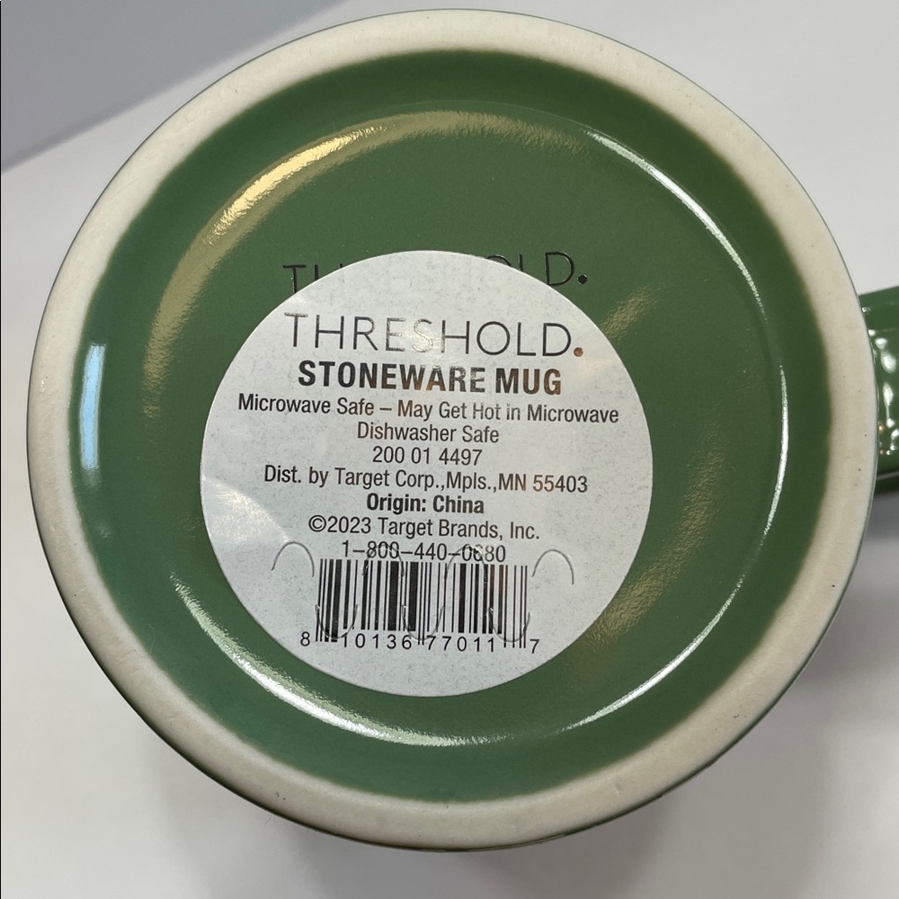 Threshold Mama Green Floral Large Stoneware Coffee Tea Mug 12 Oz Capacity NEW - Picture 7 of 11